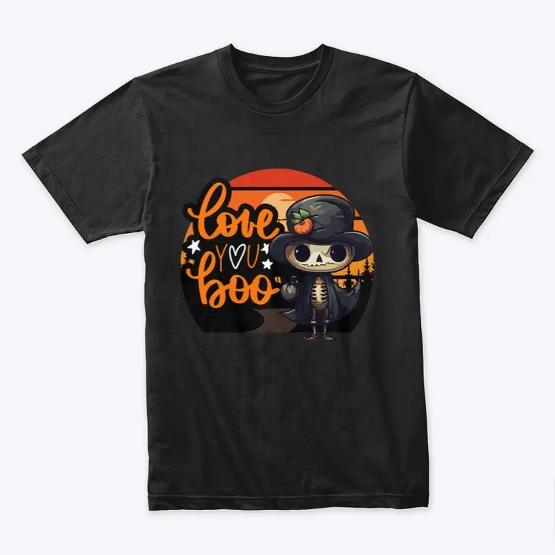 Love You Boo - Cute Halloween Design