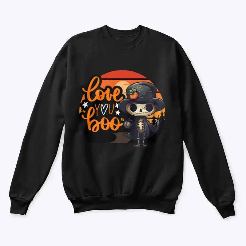 Love You Boo - Cute Halloween Design