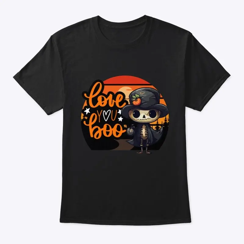 Love You Boo - Cute Halloween Design