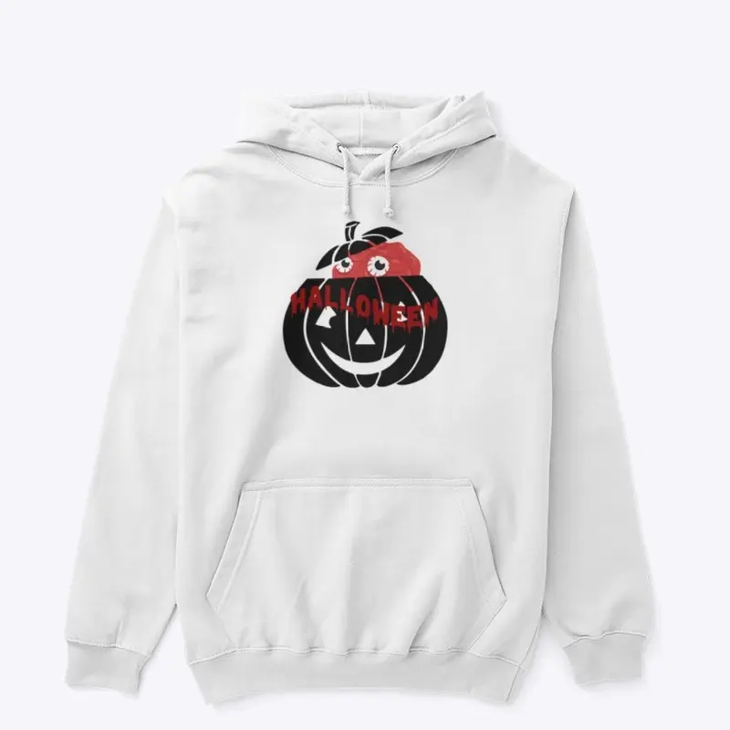 Pumpkin with Brain Pop Halloween Design