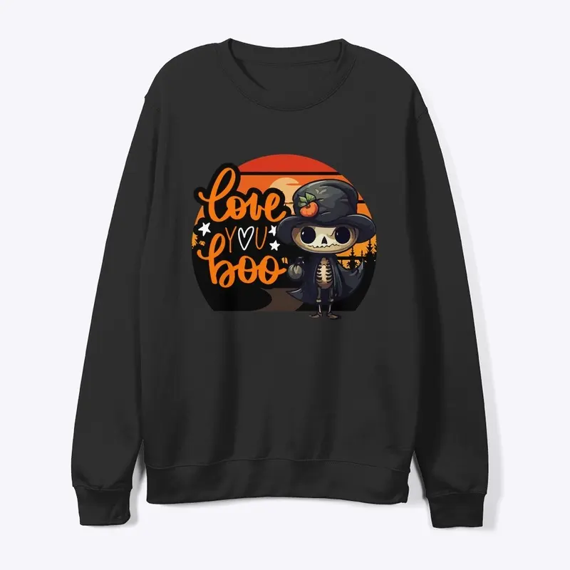 Love You Boo - Cute Halloween Design