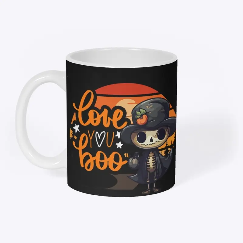 Love You Boo - Cute Halloween Design