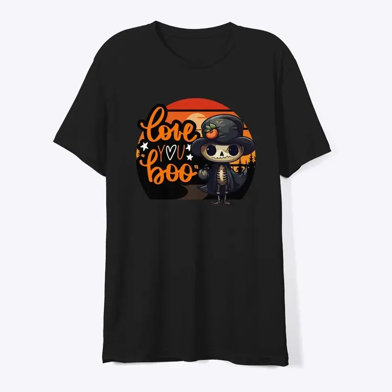 Love You Boo - Cute Halloween Design