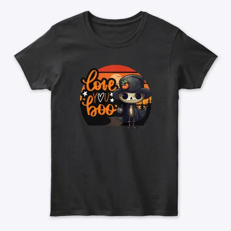 Love You Boo - Cute Halloween Design